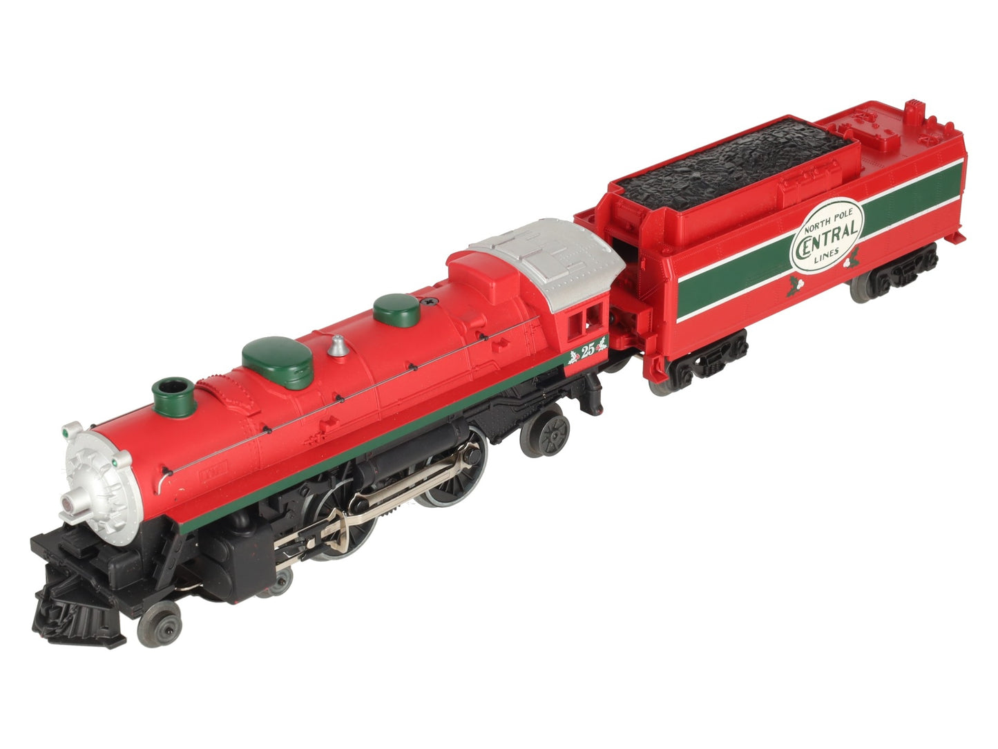 Lionel 6-30020 O North Pole Central Christmas Steam Locomotive & Tender #25 EX