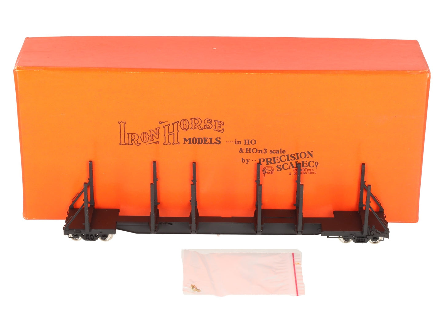 Precision Scale Company 15602 HO BRASS 100-Ton Log Car- F/P LN/Box