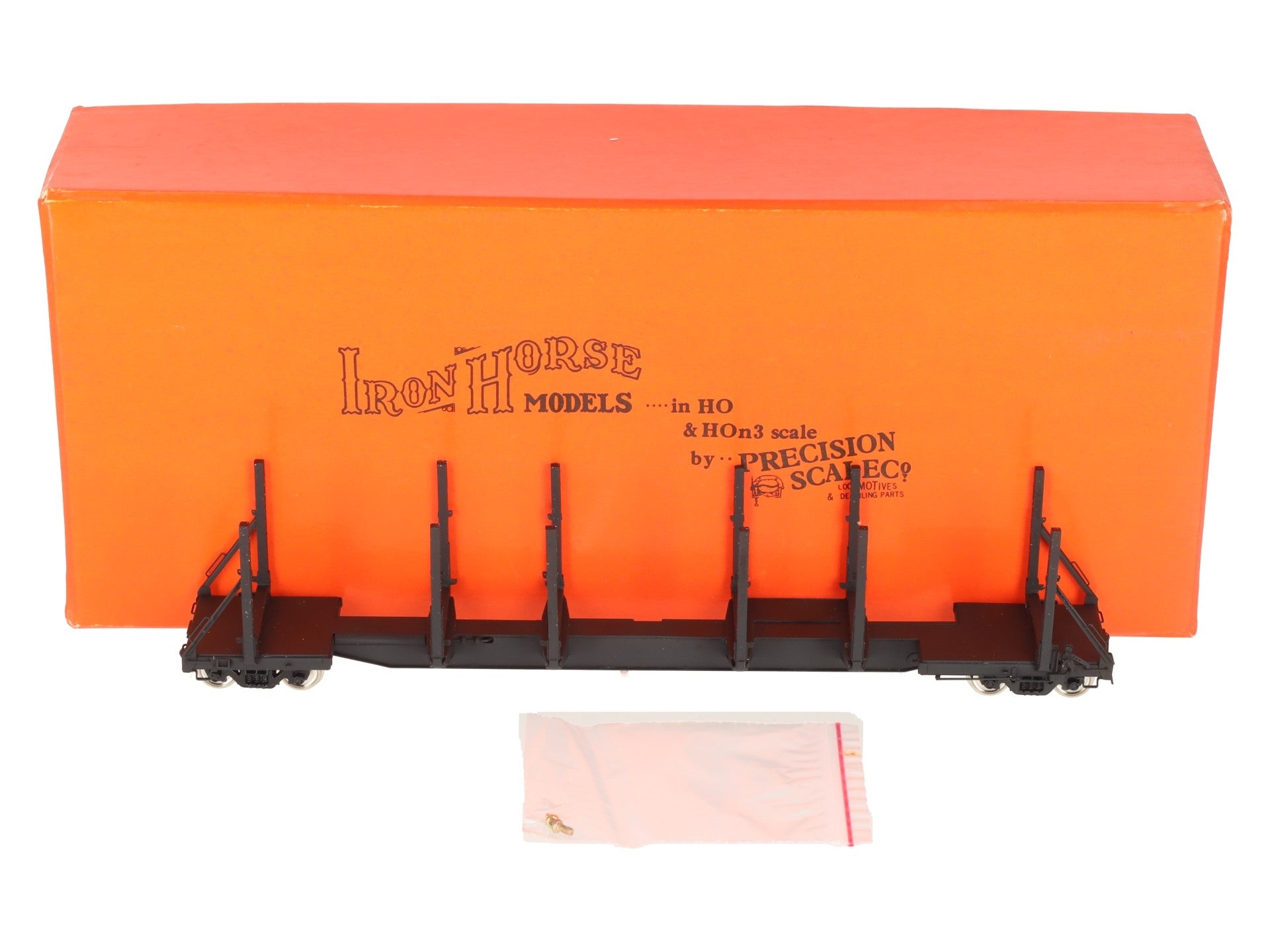 Precision Scale Company 15602 HO BRASS 100-Ton Log Car- F/P LN/Box