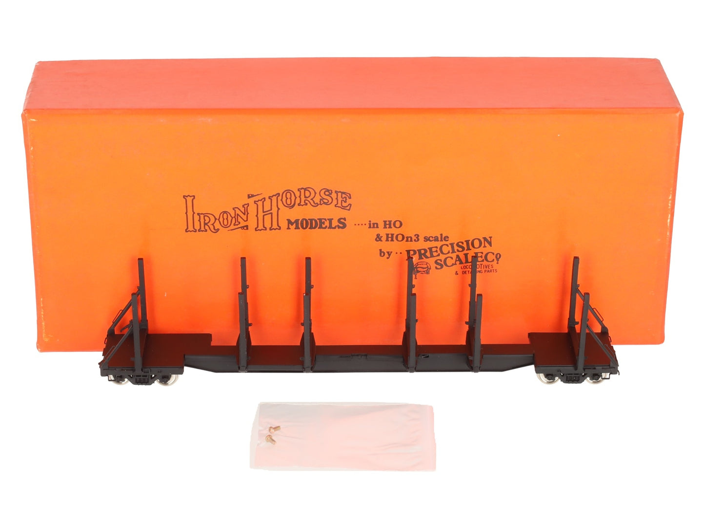 Precision Scale Company 15602 HO BRASS 100-Ton Log Car- F/P LN/Box