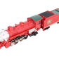 Lionel 6-28699 O Holiday Red 2-8-2 Steam Locomotive & Tender #25 EX/Box