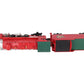 Lionel 6-28699 O Holiday Red 2-8-2 Steam Locomotive & Tender #25 EX/Box