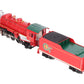 Lionel 6-28699 O Holiday Red 2-8-2 Steam Locomotive & Tender #25 EX/Box