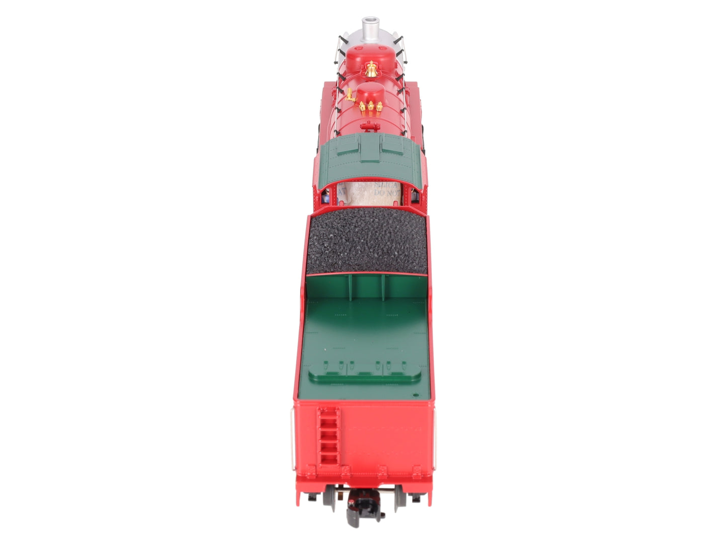 Lionel 6-28699 O Holiday Red 2-8-2 Steam Locomotive & Tender #25 EX/Box