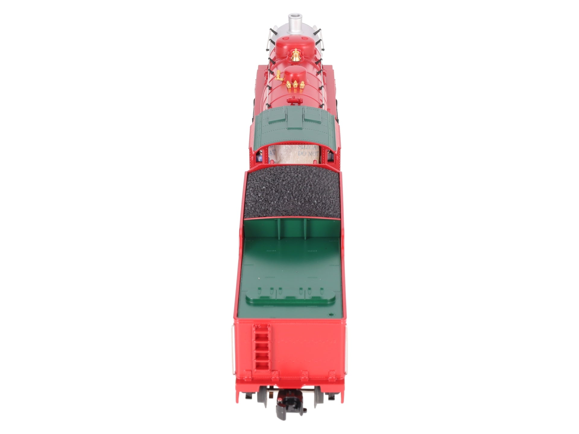 Lionel 6-28699 O Holiday Red 2-8-2 Steam Locomotive & Tender #25 EX/Box