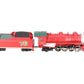 Lionel 6-28699 O Holiday Red 2-8-2 Steam Locomotive & Tender #25 EX/Box