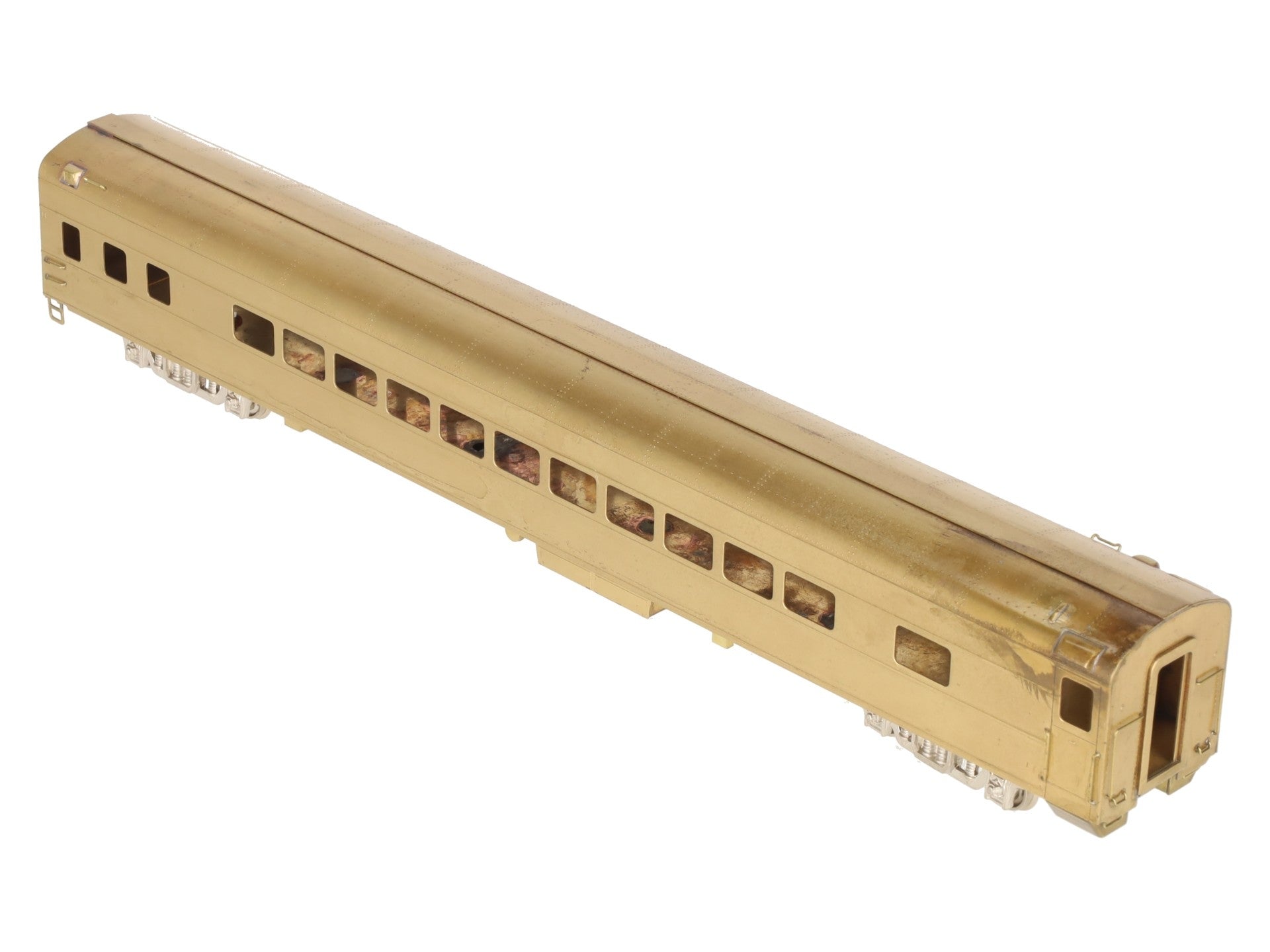 S. Soho & Co. 0457 HO Scale BRASS Union Pacific Coach Car #5543- Unpainted EX/Box