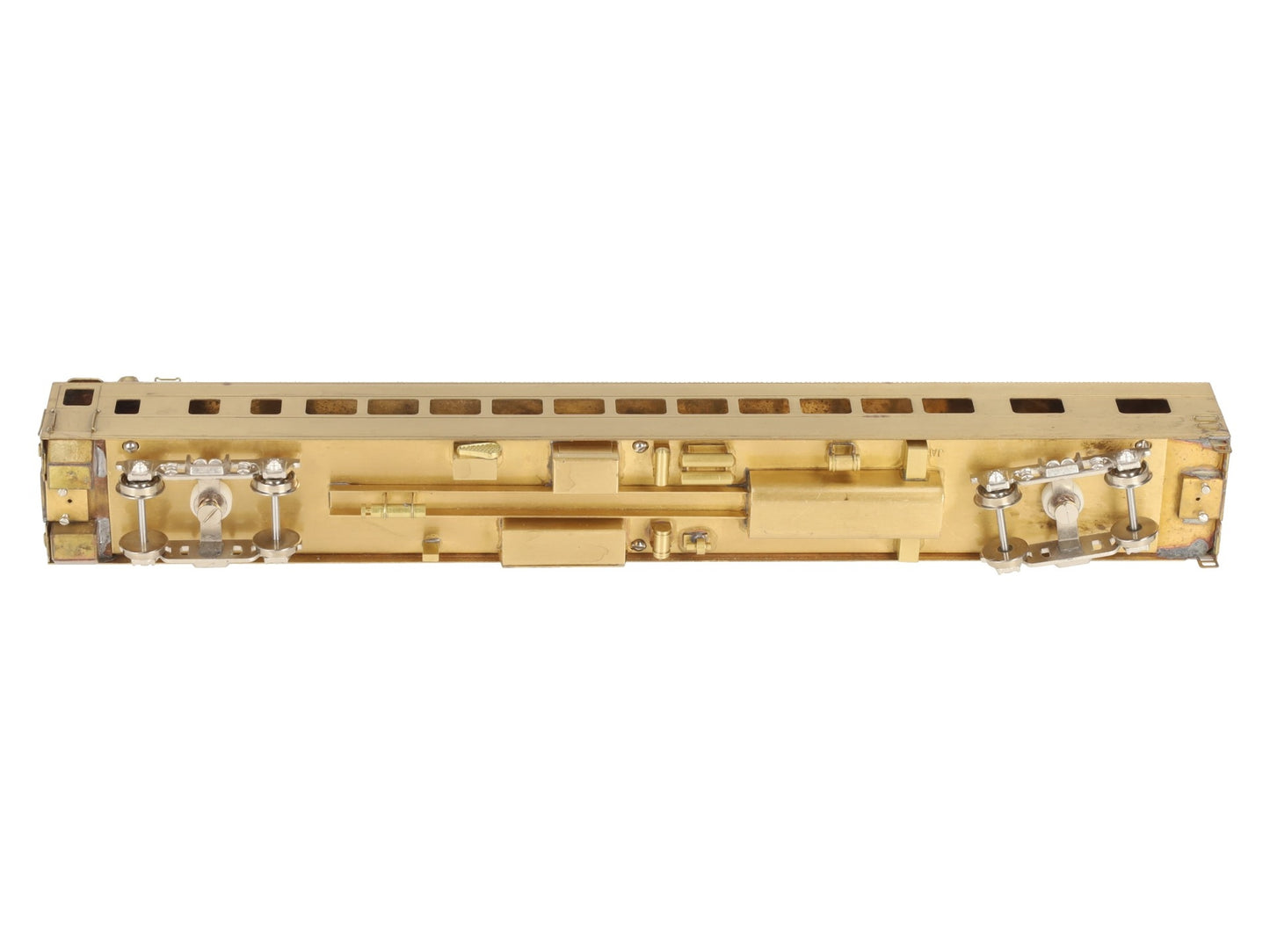 S. Soho & Co. 0457 HO Scale BRASS Union Pacific Coach Car #5543- Unpainted EX/Box