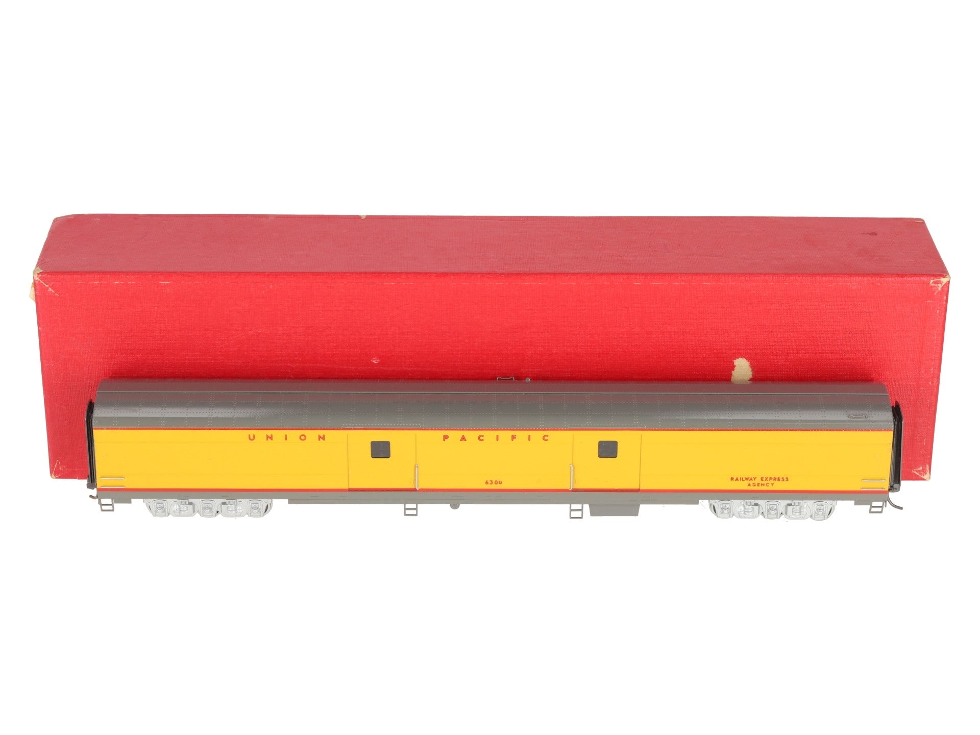 S. Soho & Co. 0463 HO Scale Union Pacific #6300 Baggage Car- Painted/Box