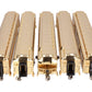 MTH 20-4029 O Gauge NYC Gold Plated 70' Madison Passenger Car Set EX