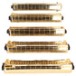MTH 20-4029 O Gauge NYC Gold Plated 70' Madison Passenger Car Set EX
