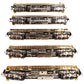 MTH 20-4029 O Gauge NYC Gold Plated 70' Madison Passenger Car Set EX