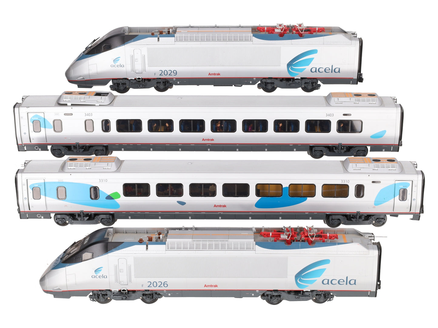 Lionel 6-31714 O Gauge Amtrak Acela Electric Train Set with Railsounds 5.0 EX
