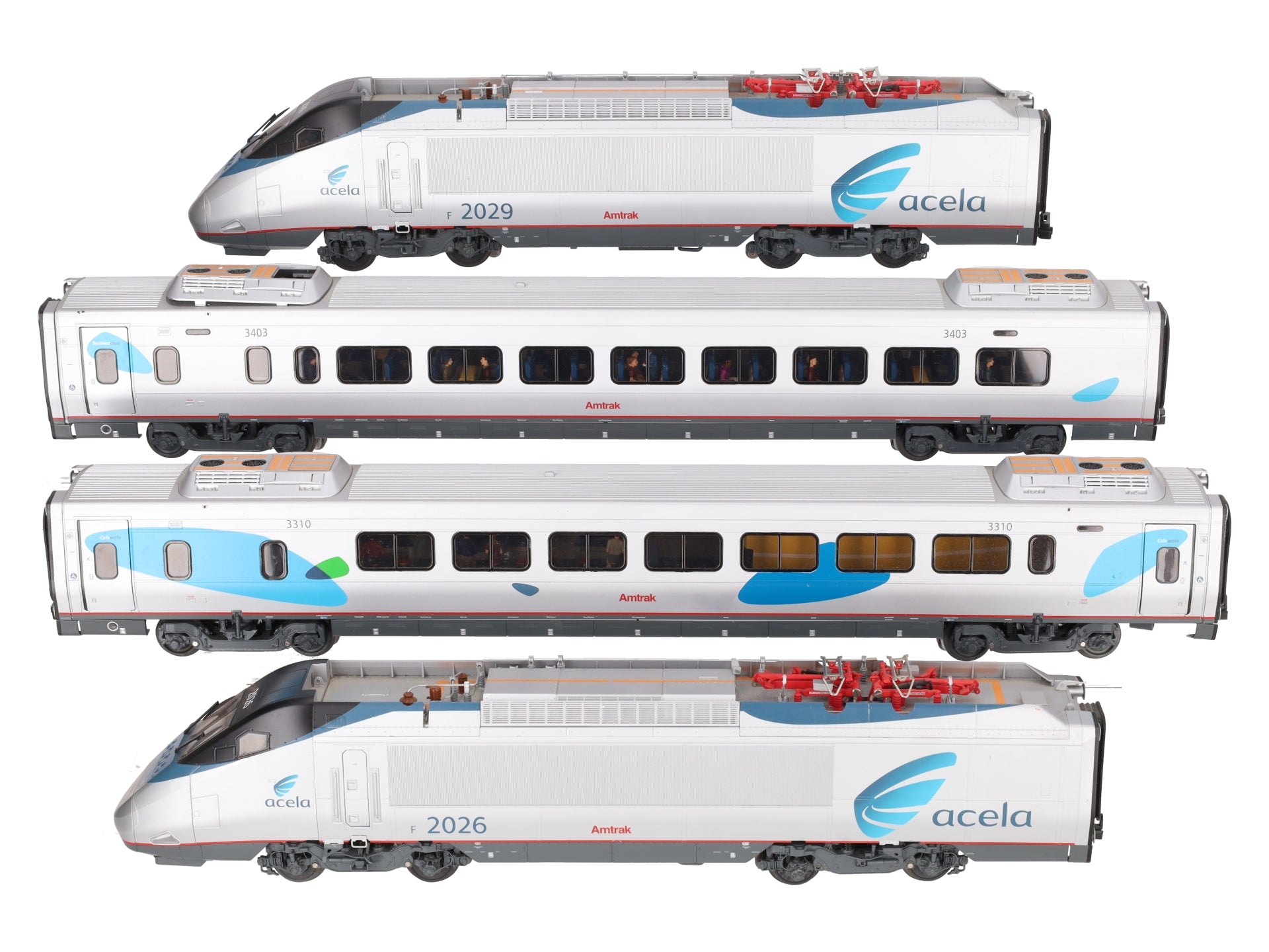 Lionel 6-31714 O Gauge Amtrak Acela Electric Train Set with Railsounds 5.0 EX