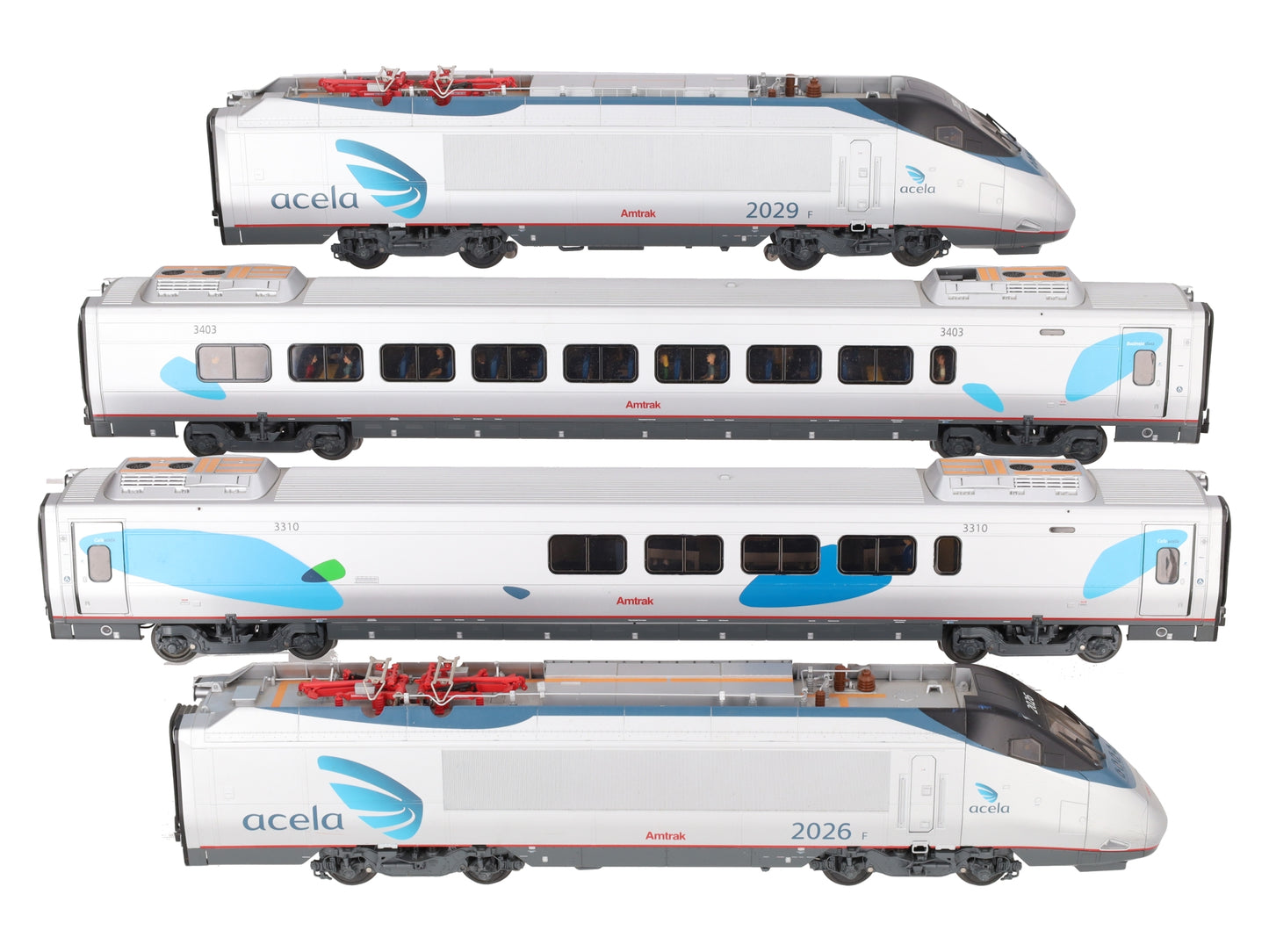Lionel 6-31714 O Gauge Amtrak Acela Electric Train Set with Railsounds 5.0 EX