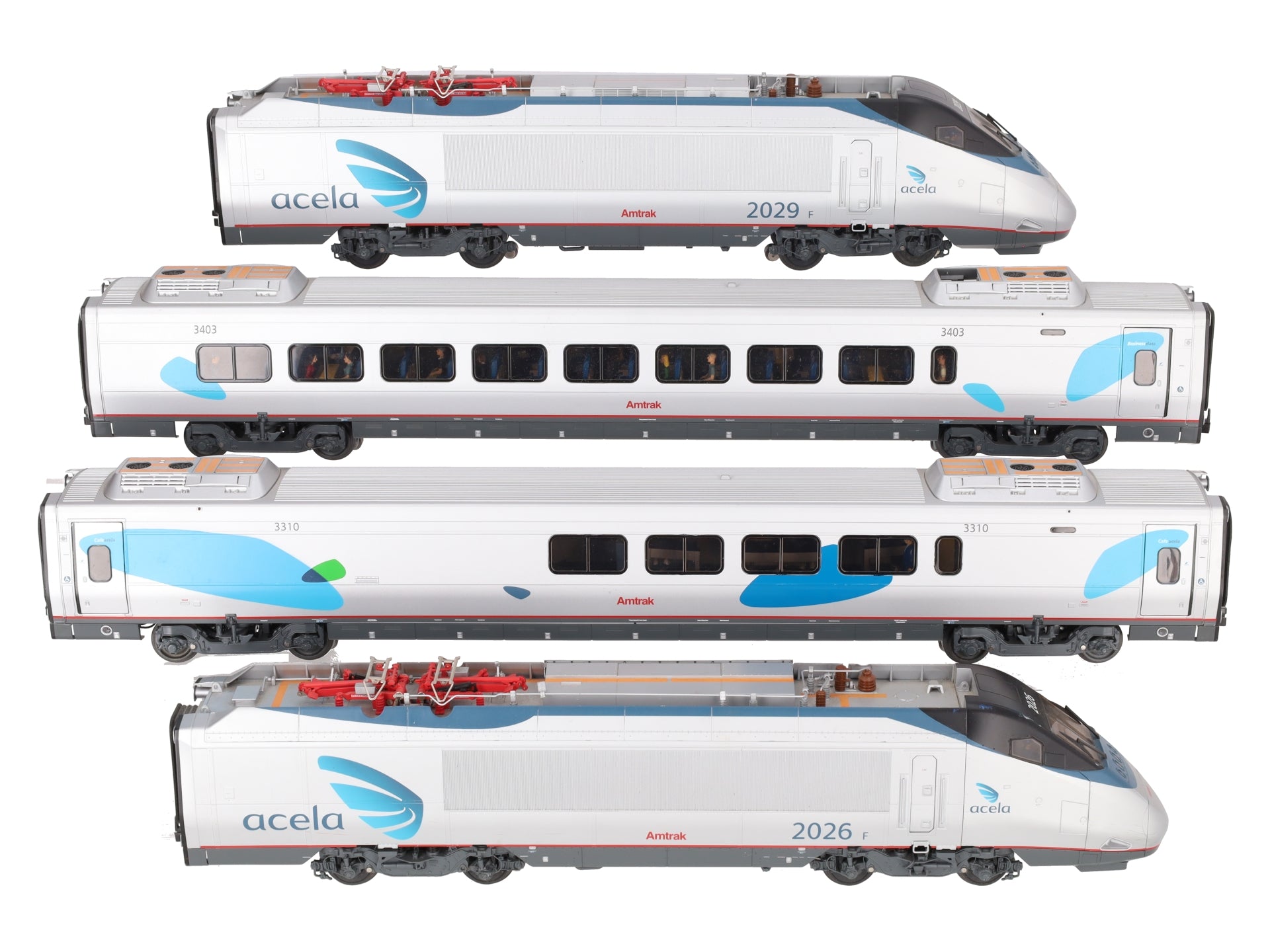 Lionel 6-31714 O Gauge Amtrak Acela Electric Train Set with Railsounds 5.0 EX