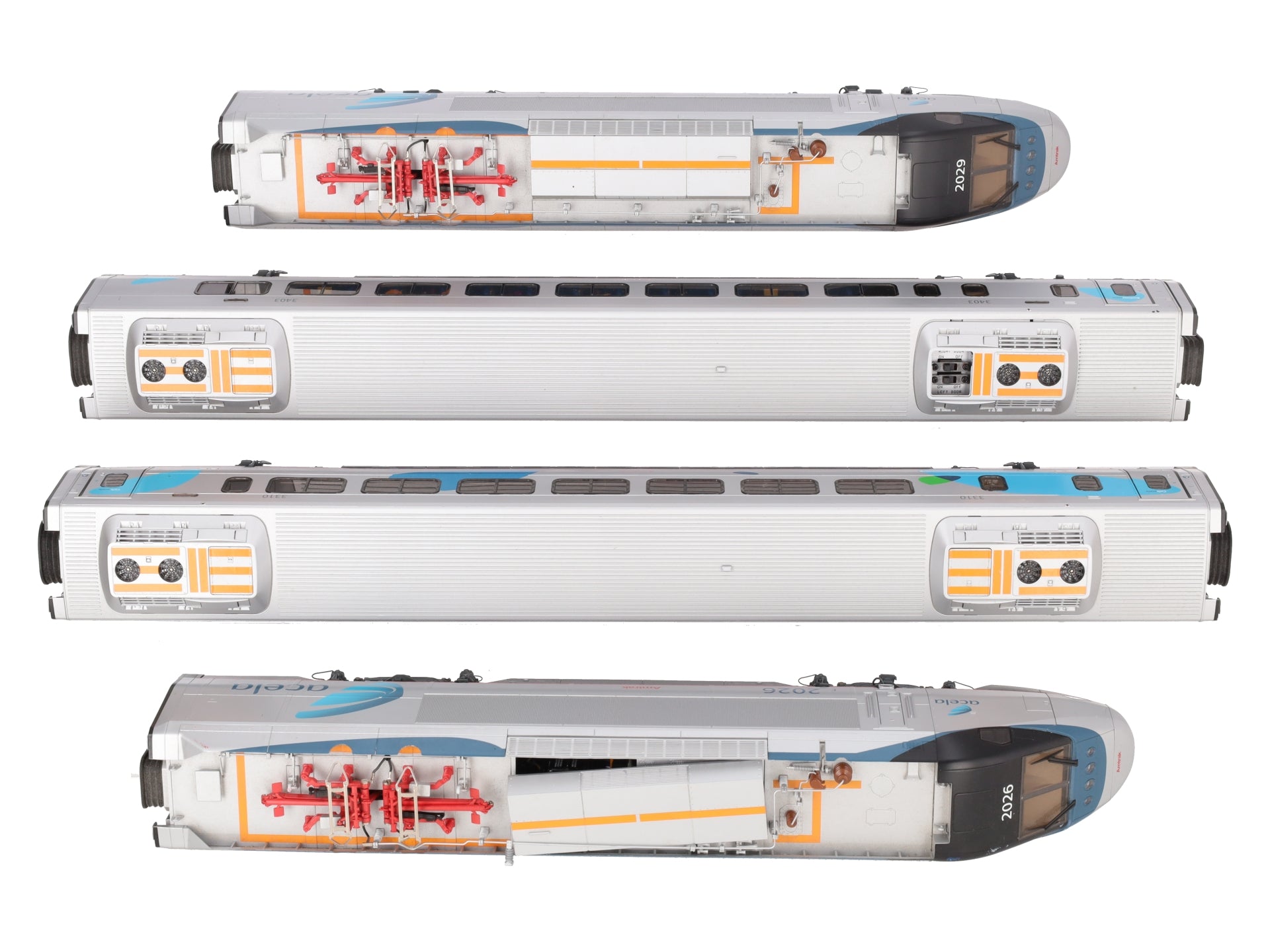 Lionel 6-31714 O Gauge Amtrak Acela Electric Train Set with Railsounds 5.0 EX