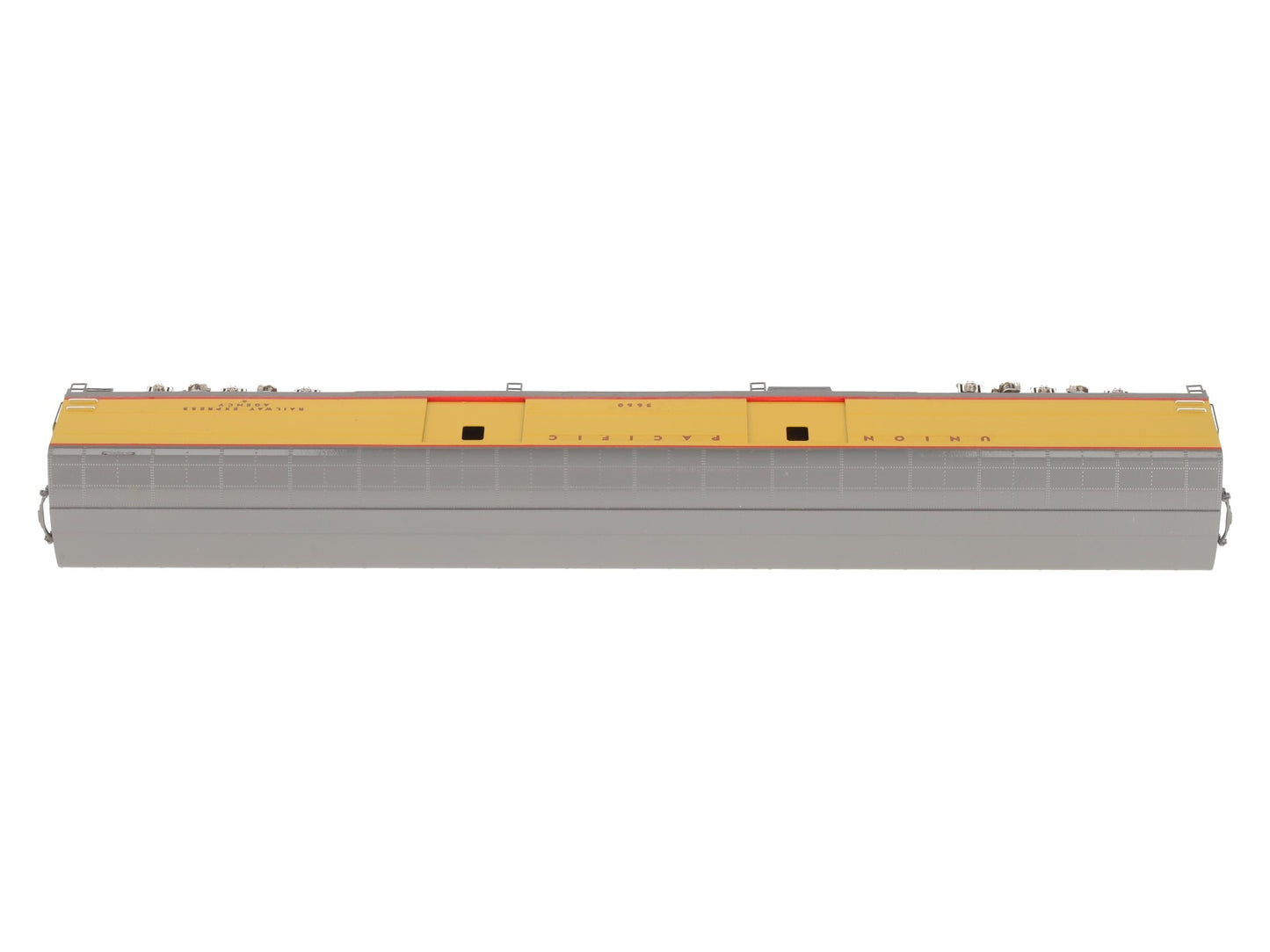 Cascade Models HO Scale BRASS Union Pacific Baggage Car w/o Roof Vents- Painted/Box