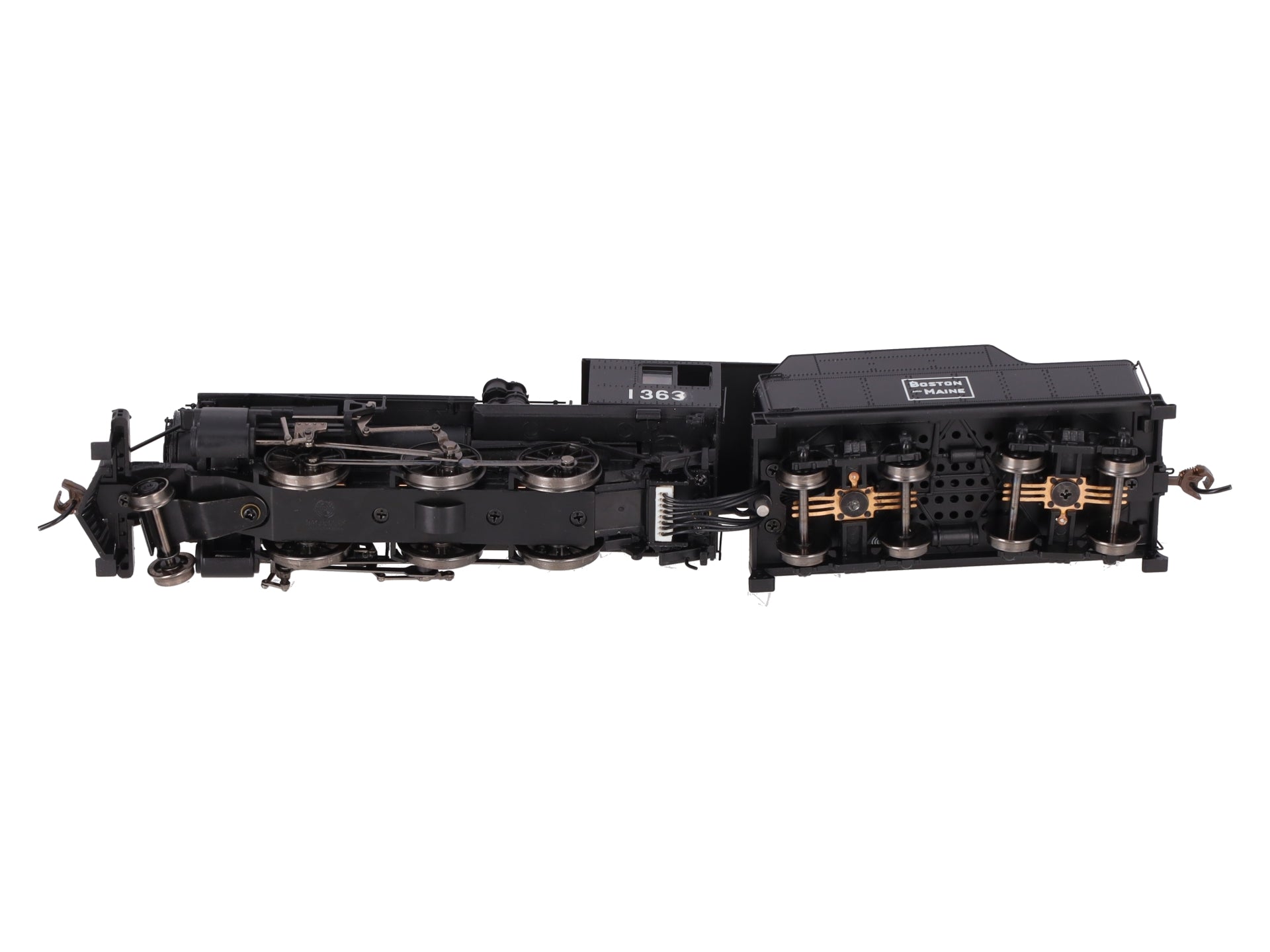 Bachmann 51811 HO Scale Boston & Maine Alco 2-6-0 Steam Loco w/Sound & DCC #1363 EX/Box