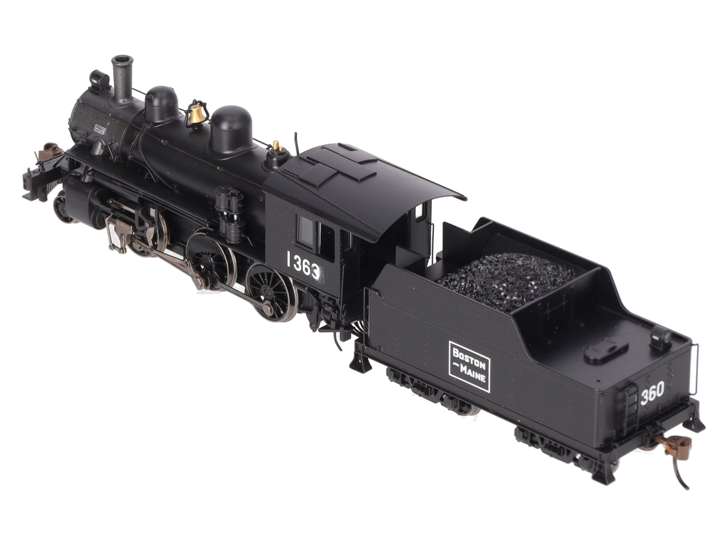 Bachmann 51811 HO Scale Boston & Maine Alco 2-6-0 Steam Loco w/Sound & DCC #1363 EX/Box