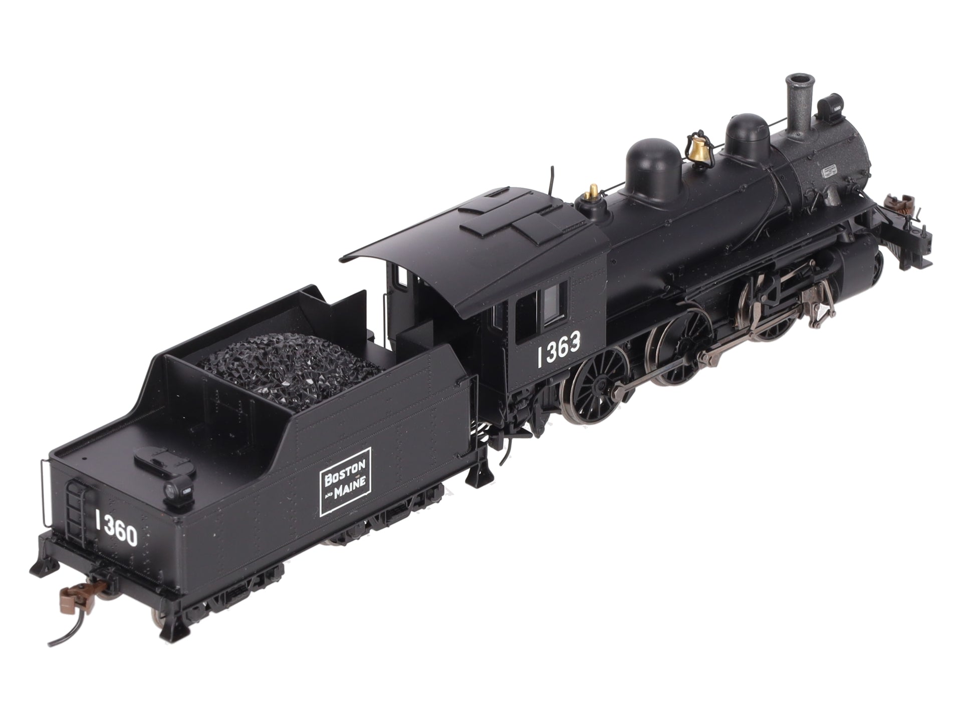 Bachmann 51811 HO Scale Boston & Maine Alco 2-6-0 Steam Loco w/Sound & DCC #1363 EX/Box