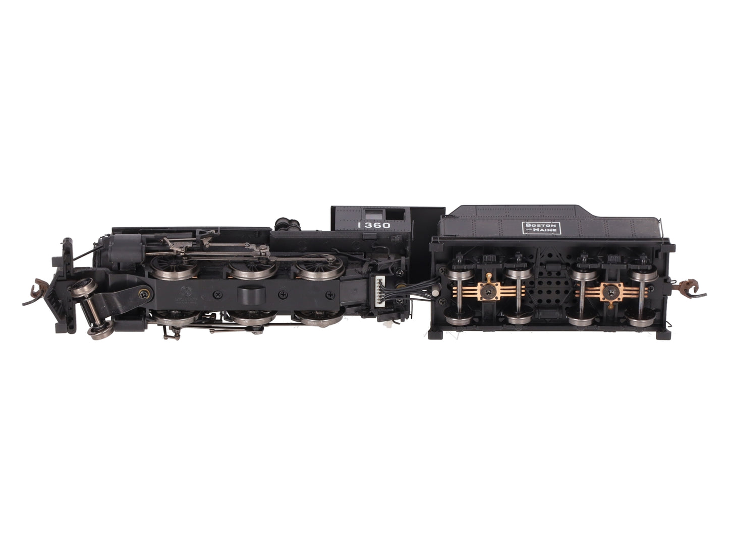 Bachmann 51811 HO Scale Boston & Maine Alco 2-6-0 Steam Loco w/Sound & DCC #1360 EX/Box