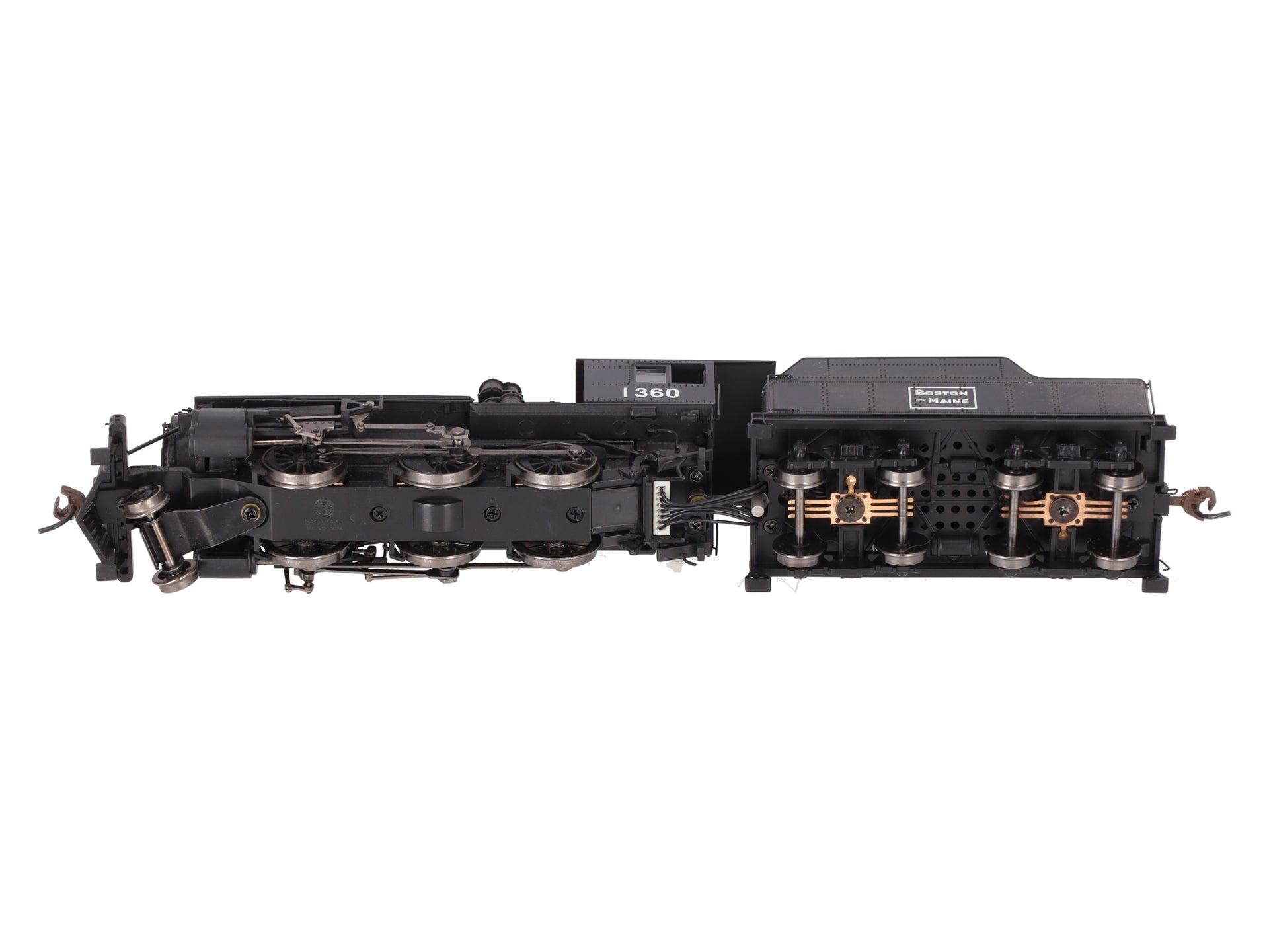 Bachmann 51811 HO Scale Boston & Maine Alco 2-6-0 Steam Loco w/Sound & DCC #1360 EX/Box