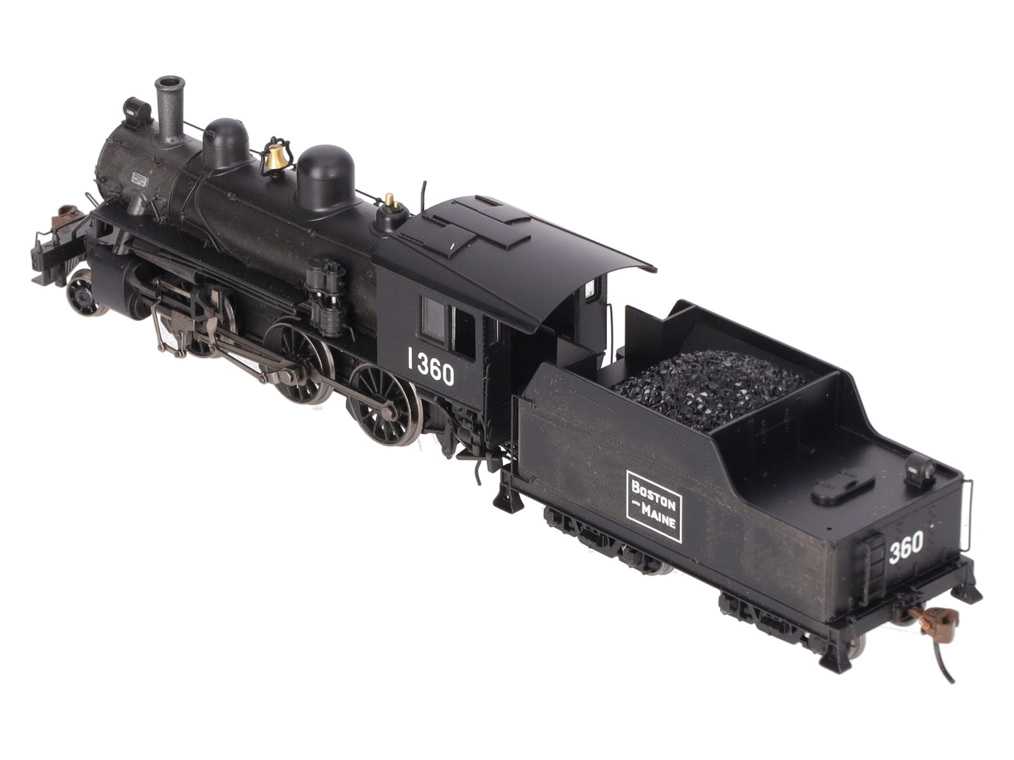 Bachmann 51811 HO Scale Boston & Maine Alco 2-6-0 Steam Loco w/Sound & DCC #1360 EX/Box