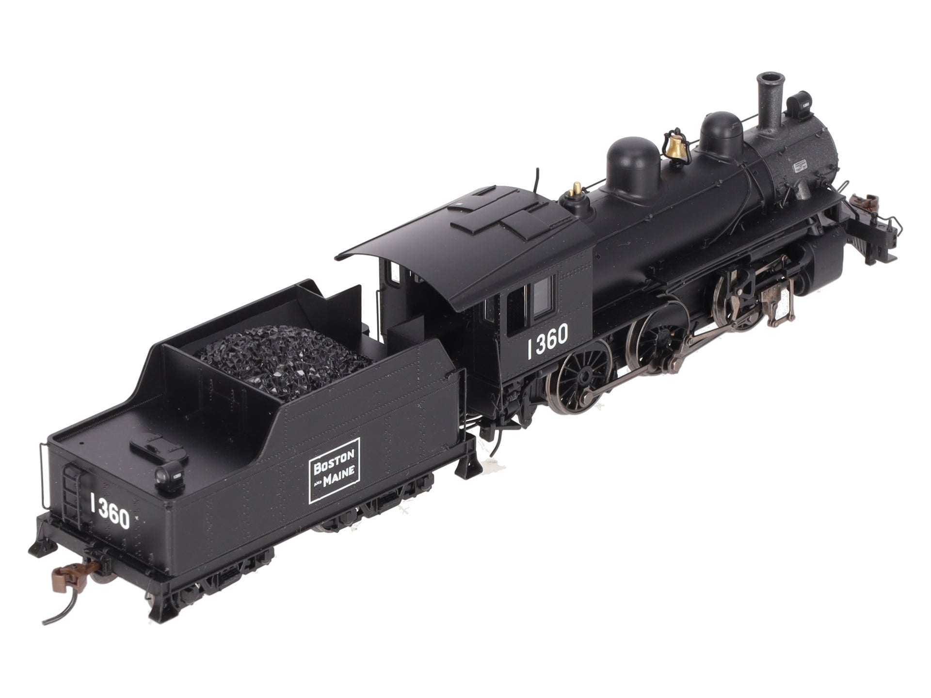 Bachmann 51811 HO Scale Boston & Maine Alco 2-6-0 Steam Loco w/Sound & DCC #1360 EX/Box