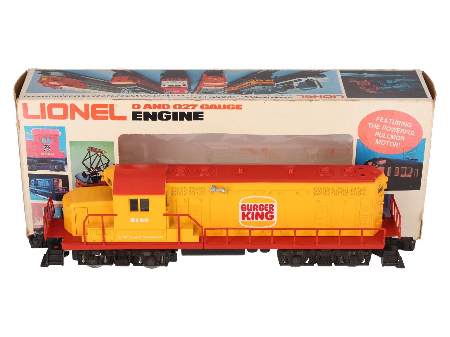 Lionel 6-8160 O Gauge Burger King GP-20 Diesel Locomotive #8160 EX/Box