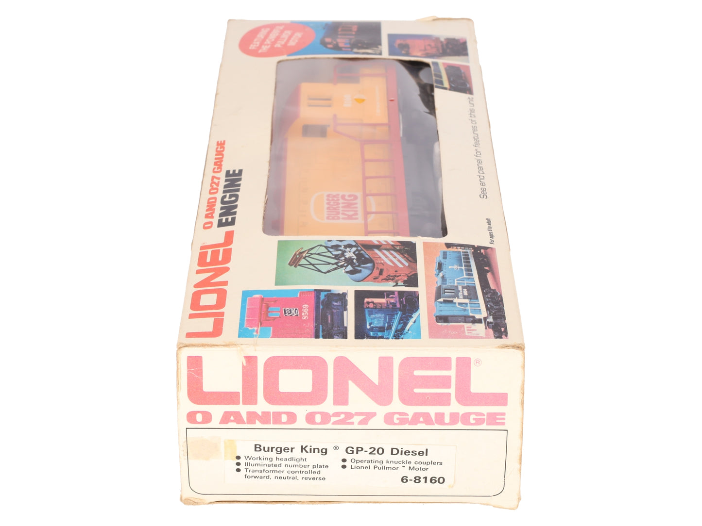 Lionel 6-8160 O Gauge Burger King GP-20 Diesel Locomotive #8160 EX/Box