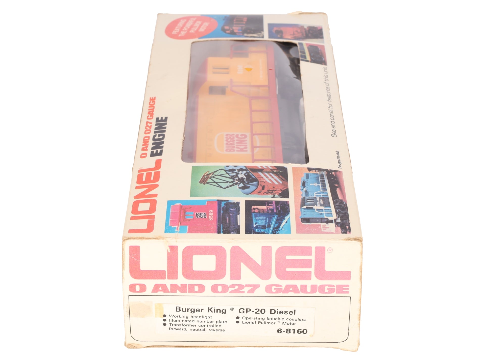 Lionel 6-8160 O Gauge Burger King GP-20 Diesel Locomotive #8160 EX/Box