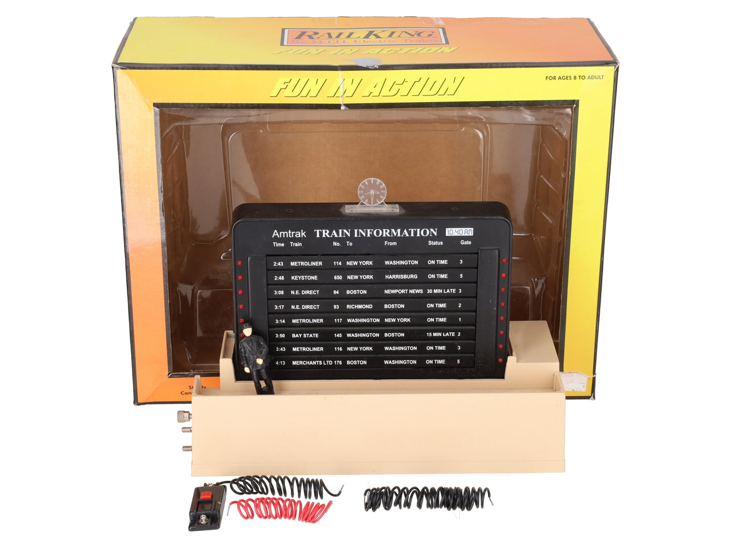 MTH 30-9022 O Amtrak Operating Dispatch Board #334 VG/Box