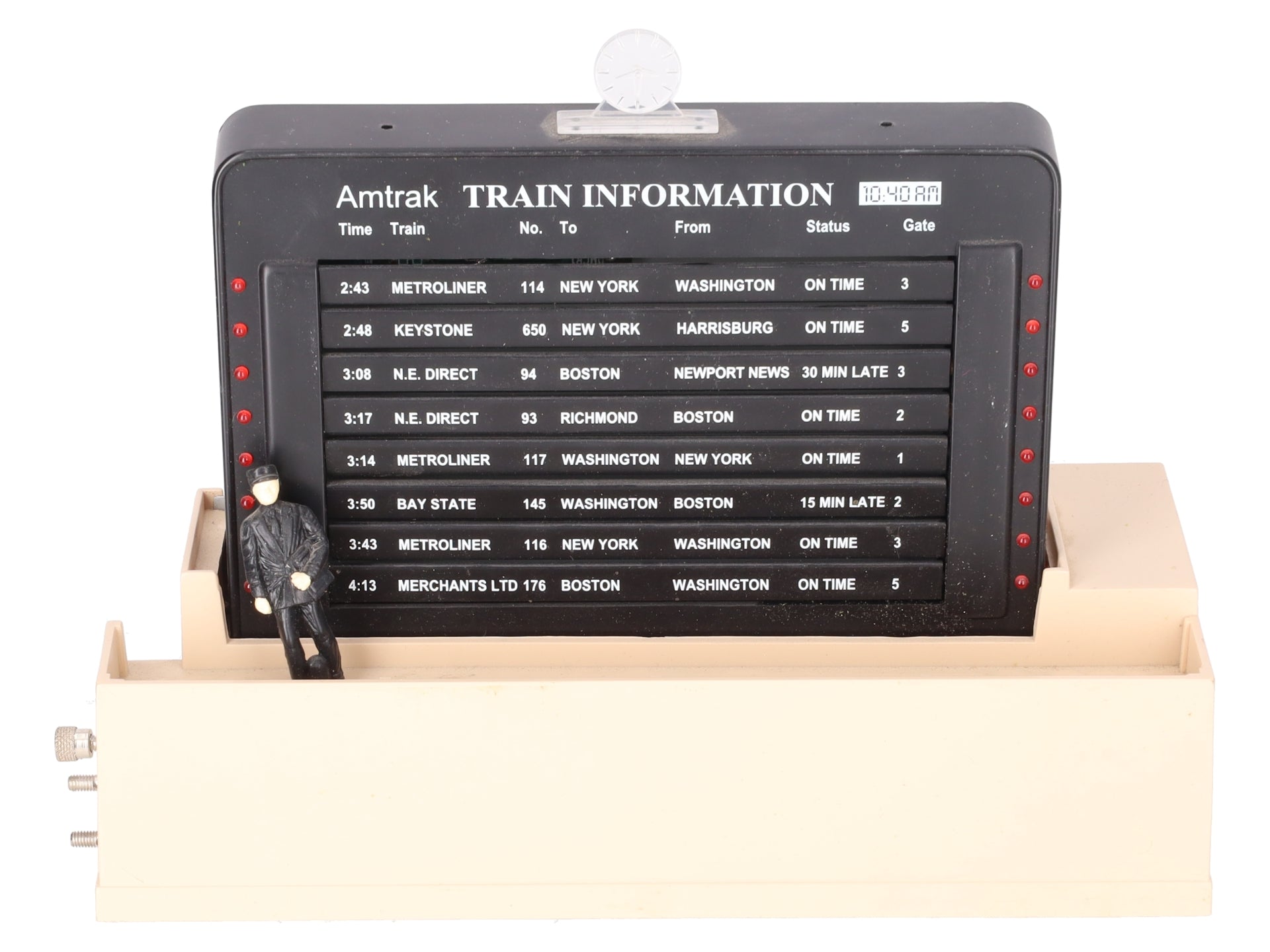 MTH 30-9022 O Amtrak Operating Dispatch Board #334 VG/Box