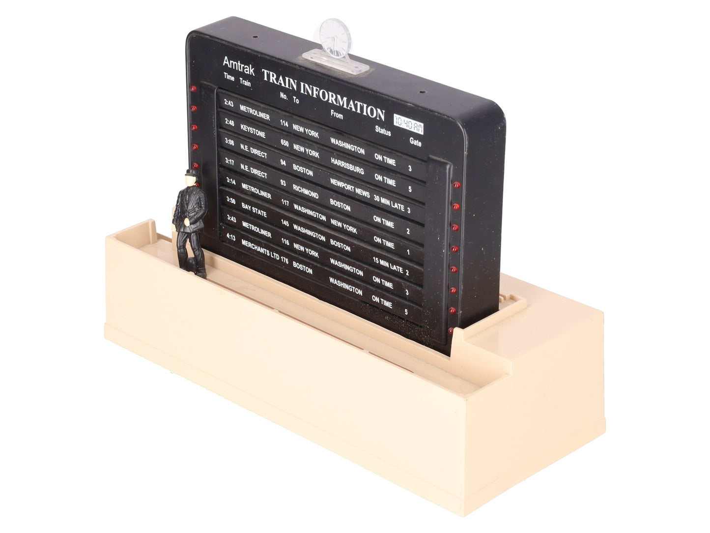 MTH 30-9022 O Amtrak Operating Dispatch Board #334 VG/Box