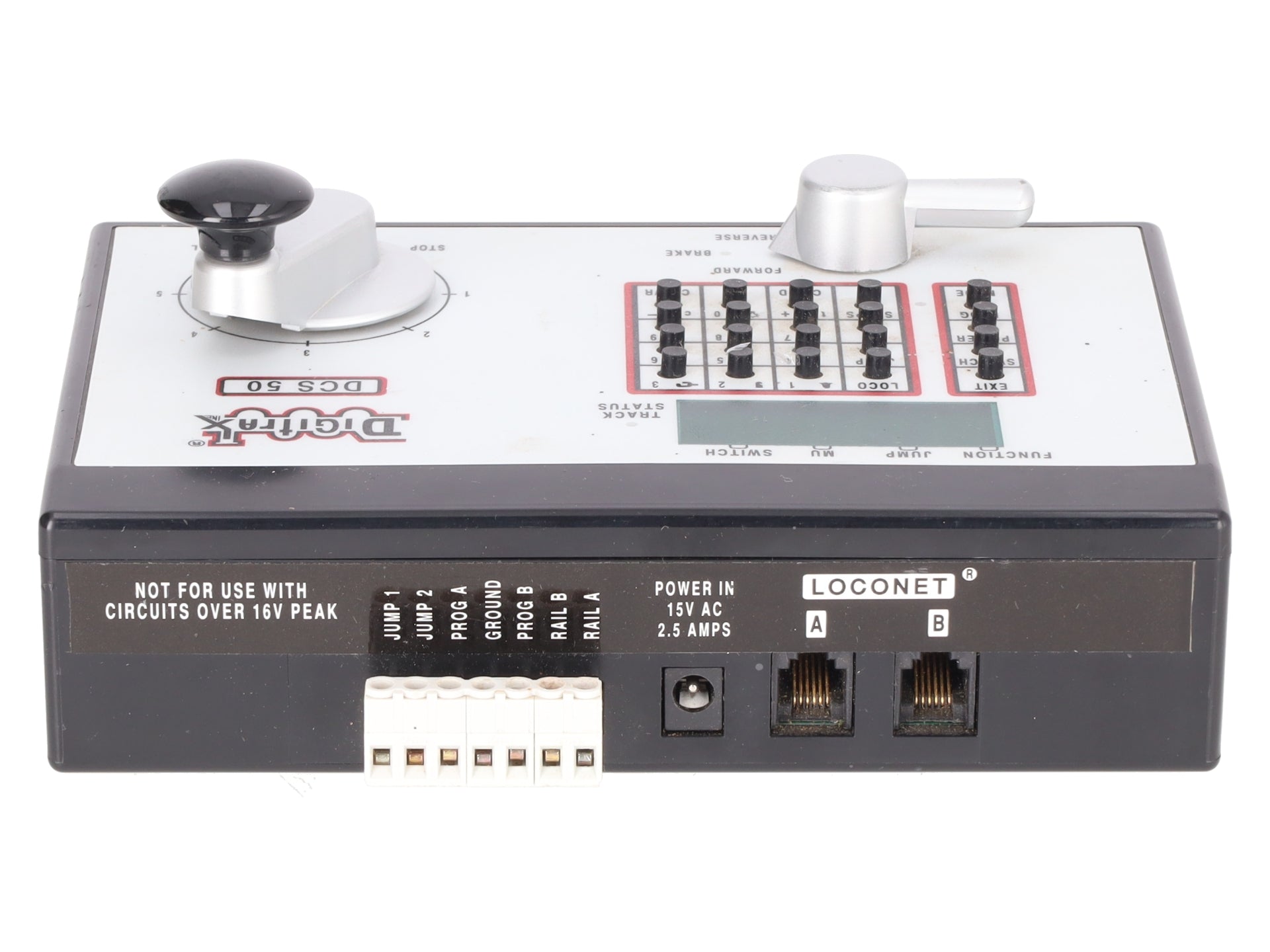 Digitrax DCS50 HO Scale Zephyr Command Starter Set (No Decoder Tester/LT1 Cable) VG/Box