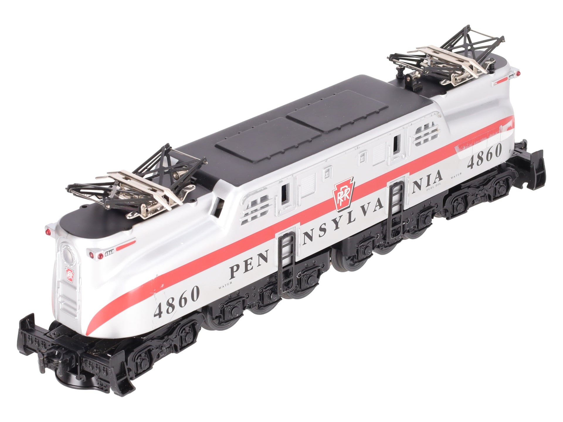 Williams 41703 O PRR Silver 1-Stripe GG-1 Electric Loco w/Horn & Bell #4860 EX/Box