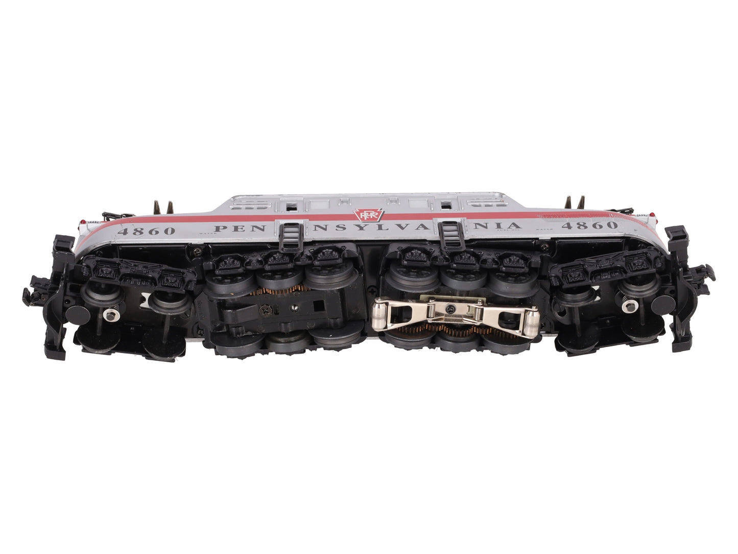 Williams 41703 O PRR Silver 1-Stripe GG-1 Electric Loco w/Horn & Bell #4860 EX/Box
