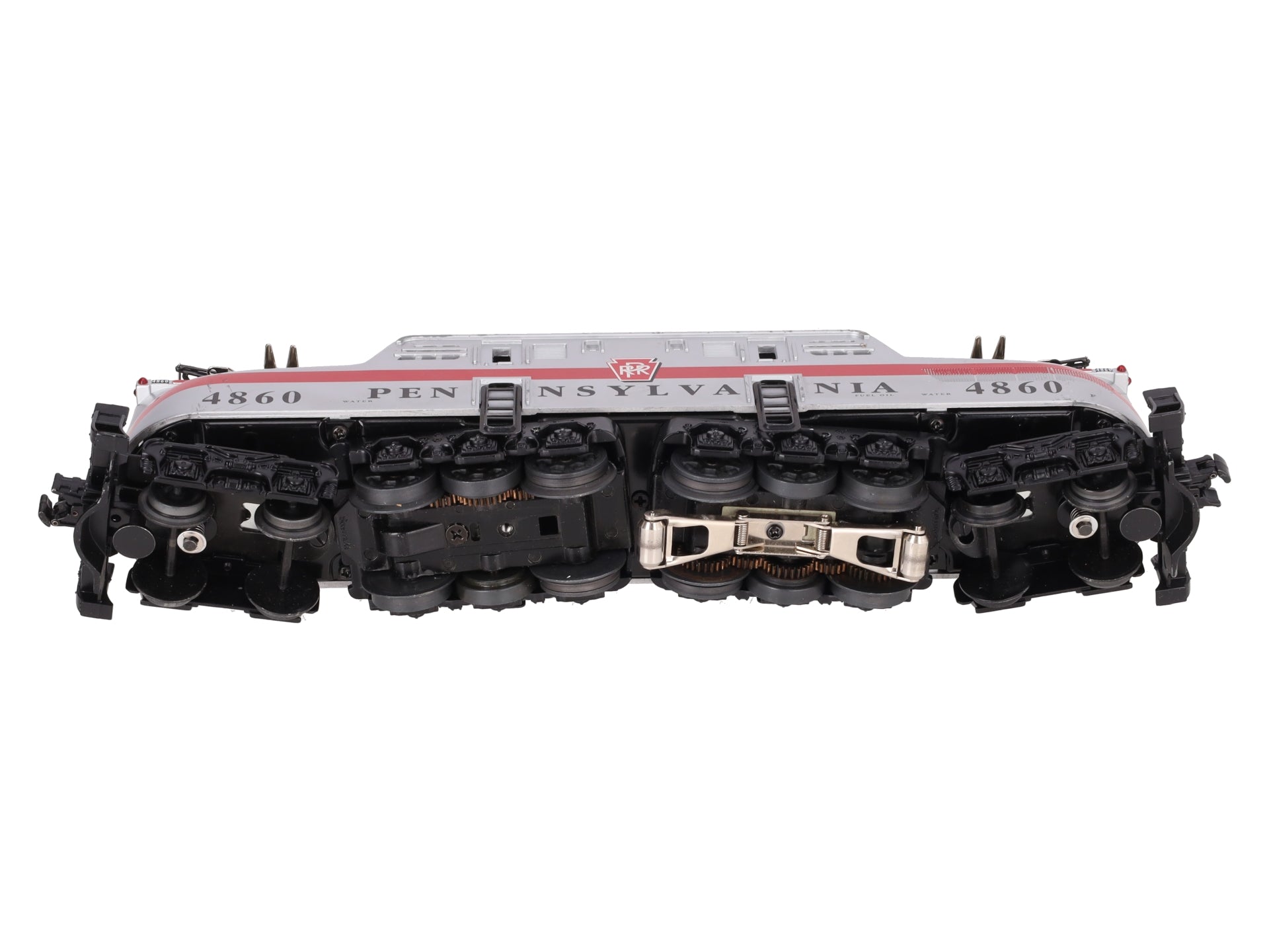 Williams 41703 O PRR Silver 1-Stripe GG-1 Electric Loco w/Horn & Bell #4860 EX/Box
