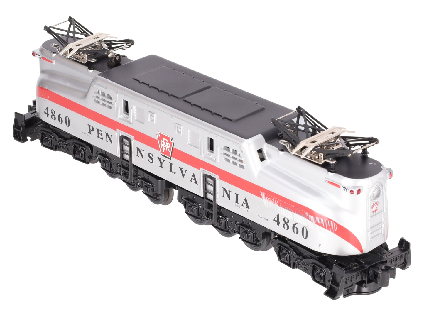 Williams 41703 O PRR Silver 1-Stripe GG-1 Electric Loco w/Horn & Bell #4860 EX/Box