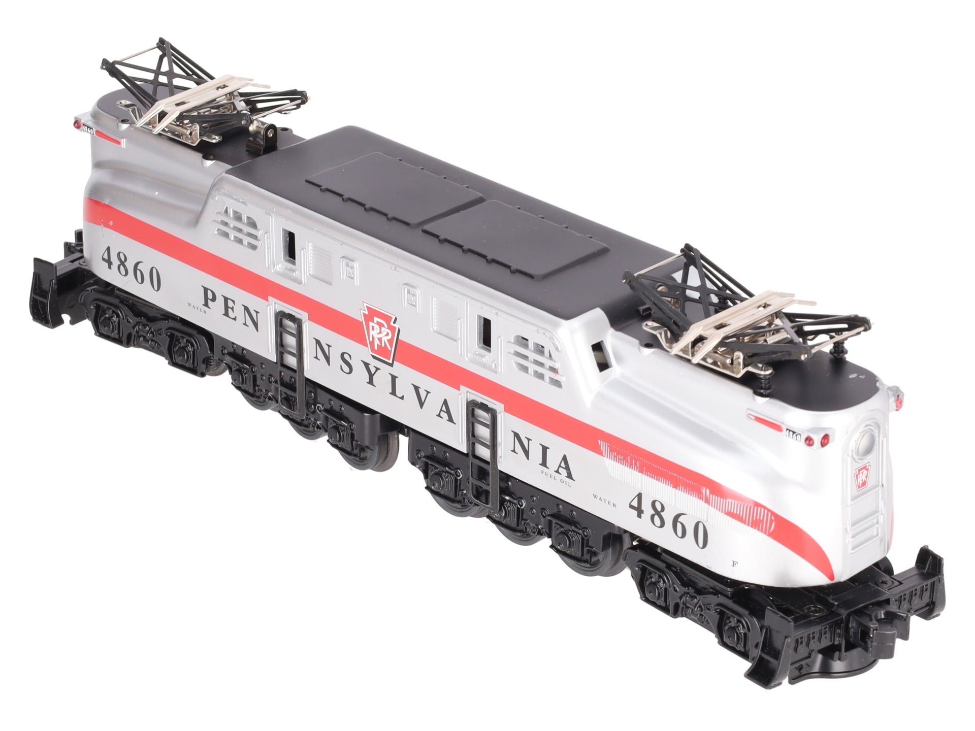 Williams 41703 O PRR Silver 1-Stripe GG-1 Electric Loco w/Horn & Bell #4860 EX/Box