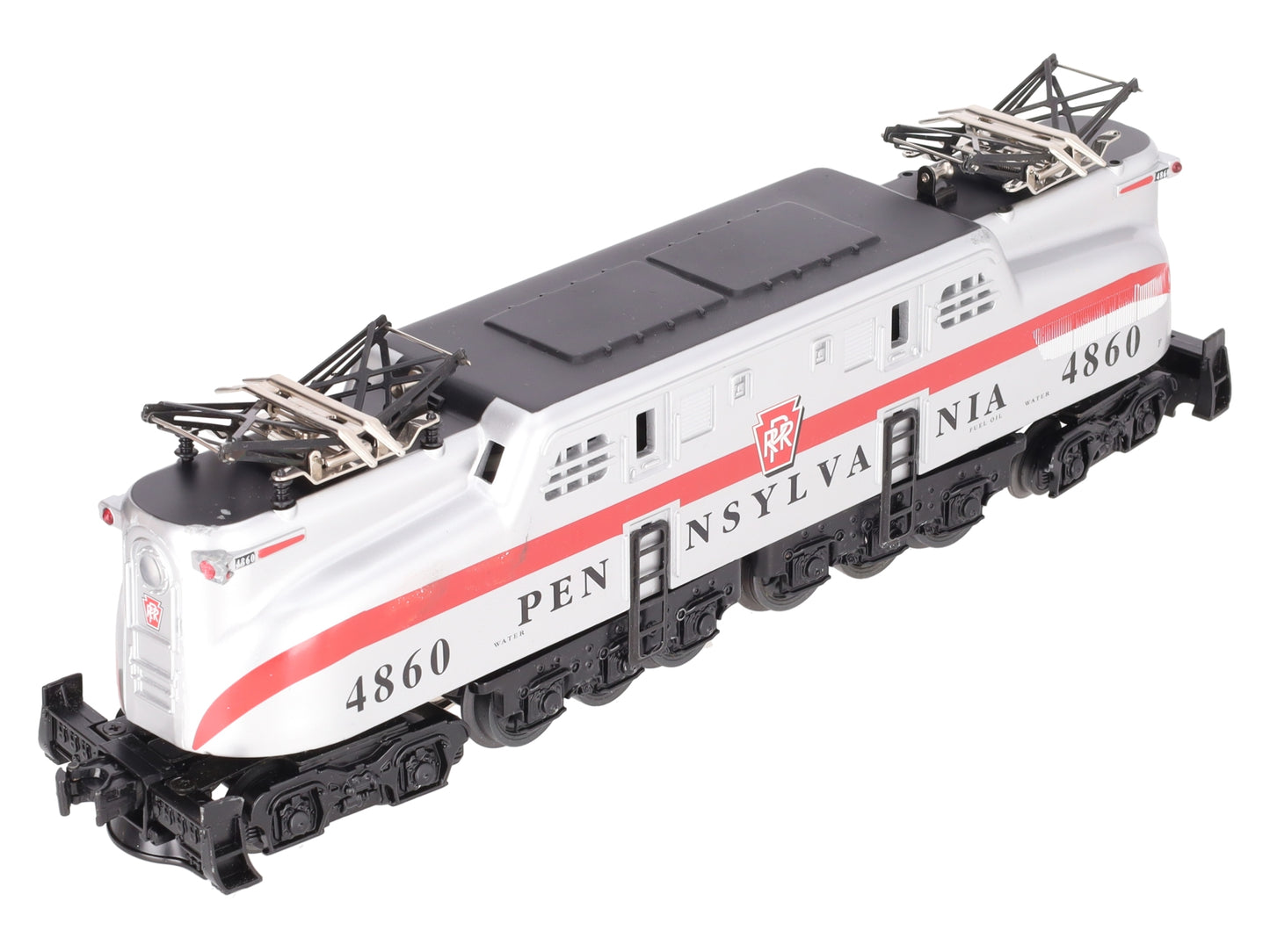 Williams 41703 O PRR Silver 1-Stripe GG-1 Electric Loco w/Horn & Bell #4860 EX/Box
