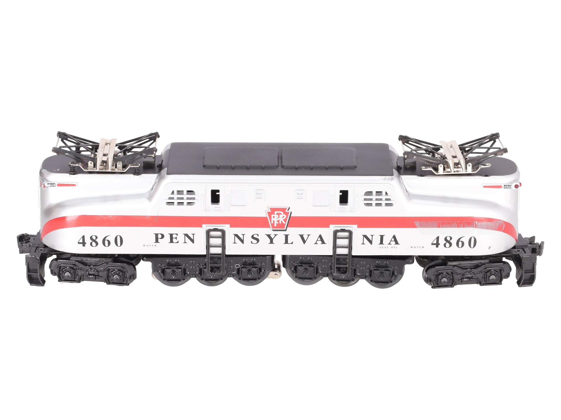 Williams 41703 O PRR Silver 1-Stripe GG-1 Electric Loco w/Horn & Bell #4860 EX/Box