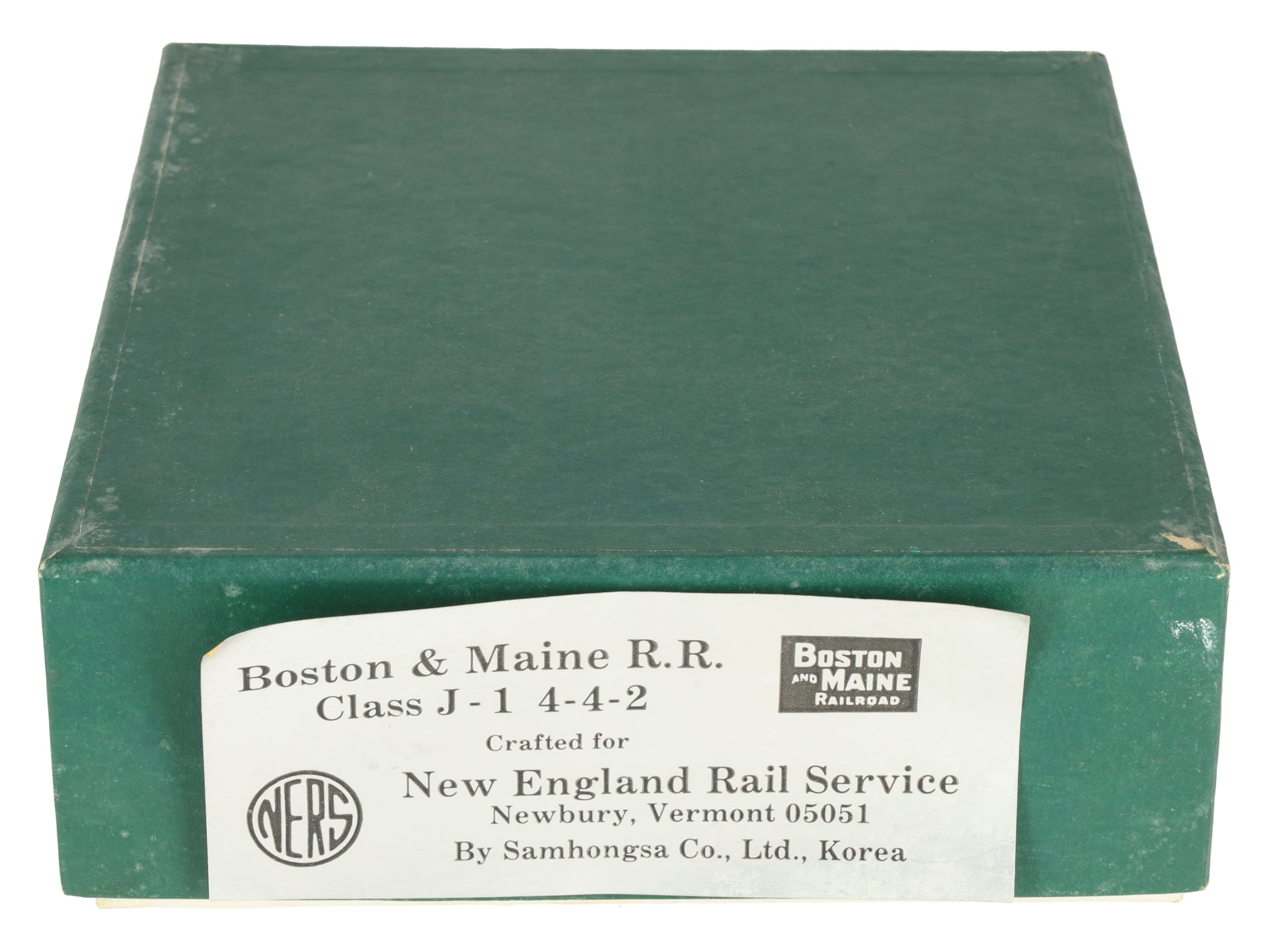 New England Rail Service HO BRASS Class J-1 4-4-2 Steam Loco & Tender - Painted LN/Box