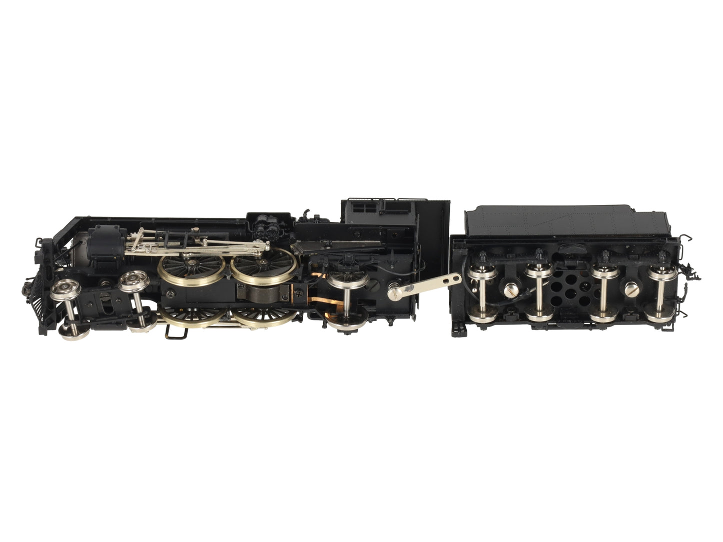 New England Rail Service HO BRASS Class J-1 4-4-2 Steam Loco & Tender - Painted LN/Box