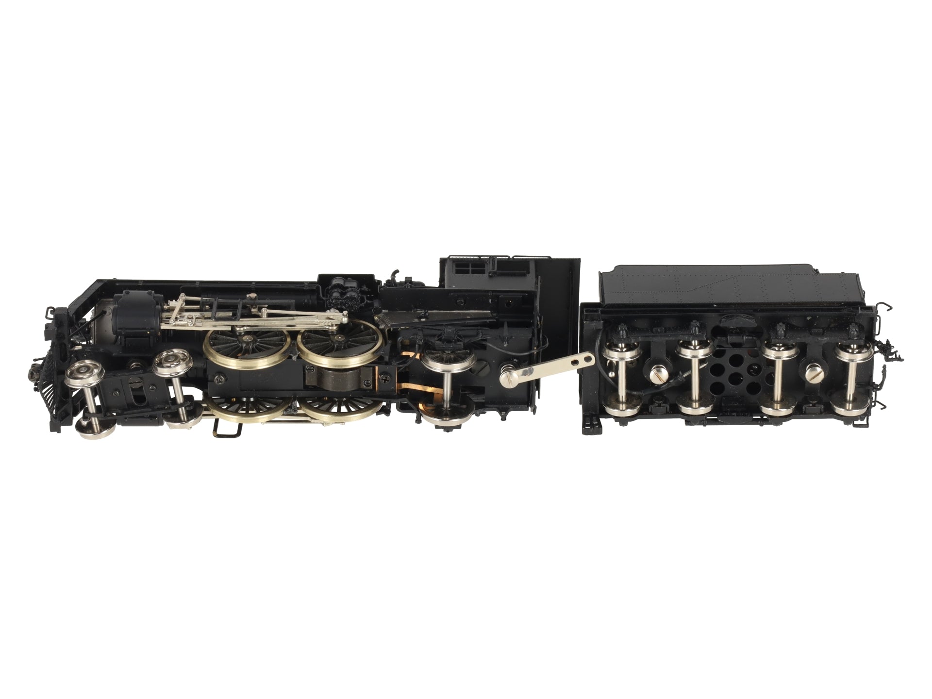 New England Rail Service HO BRASS Class J-1 4-4-2 Steam Loco & Tender - Painted LN/Box