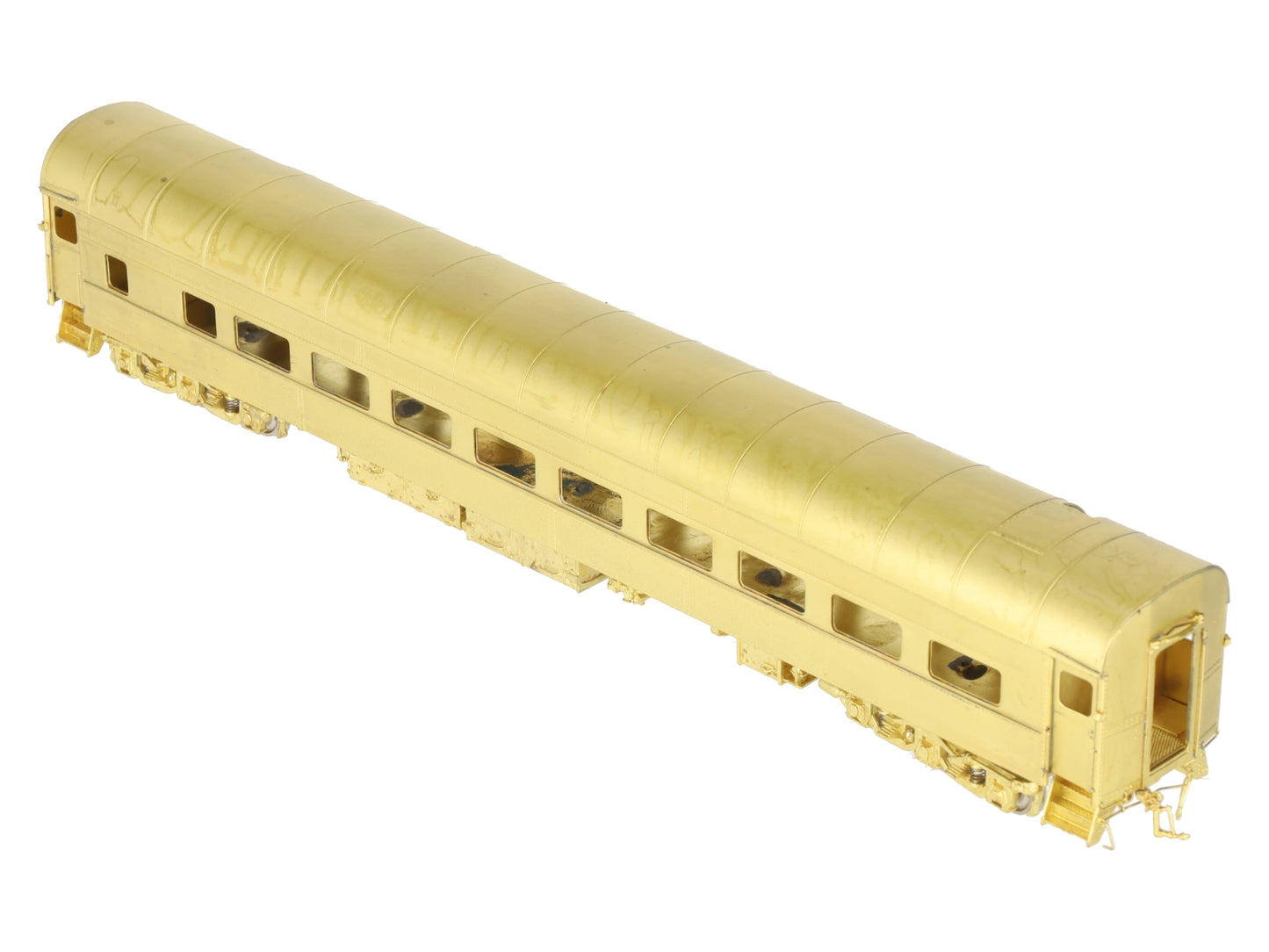 Overland 3248 HO Scale BRASS Grand Turk Western Coach Car - Unpainted EX/Box