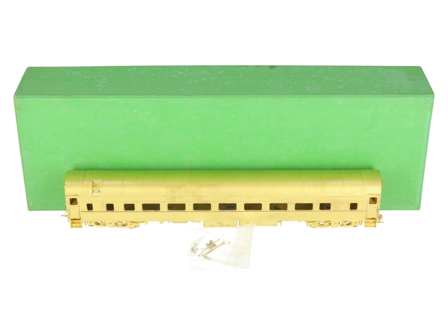 Overland 3248 HO Scale BRASS Grand Turk Western Coach Car - Unpainted EX/Box