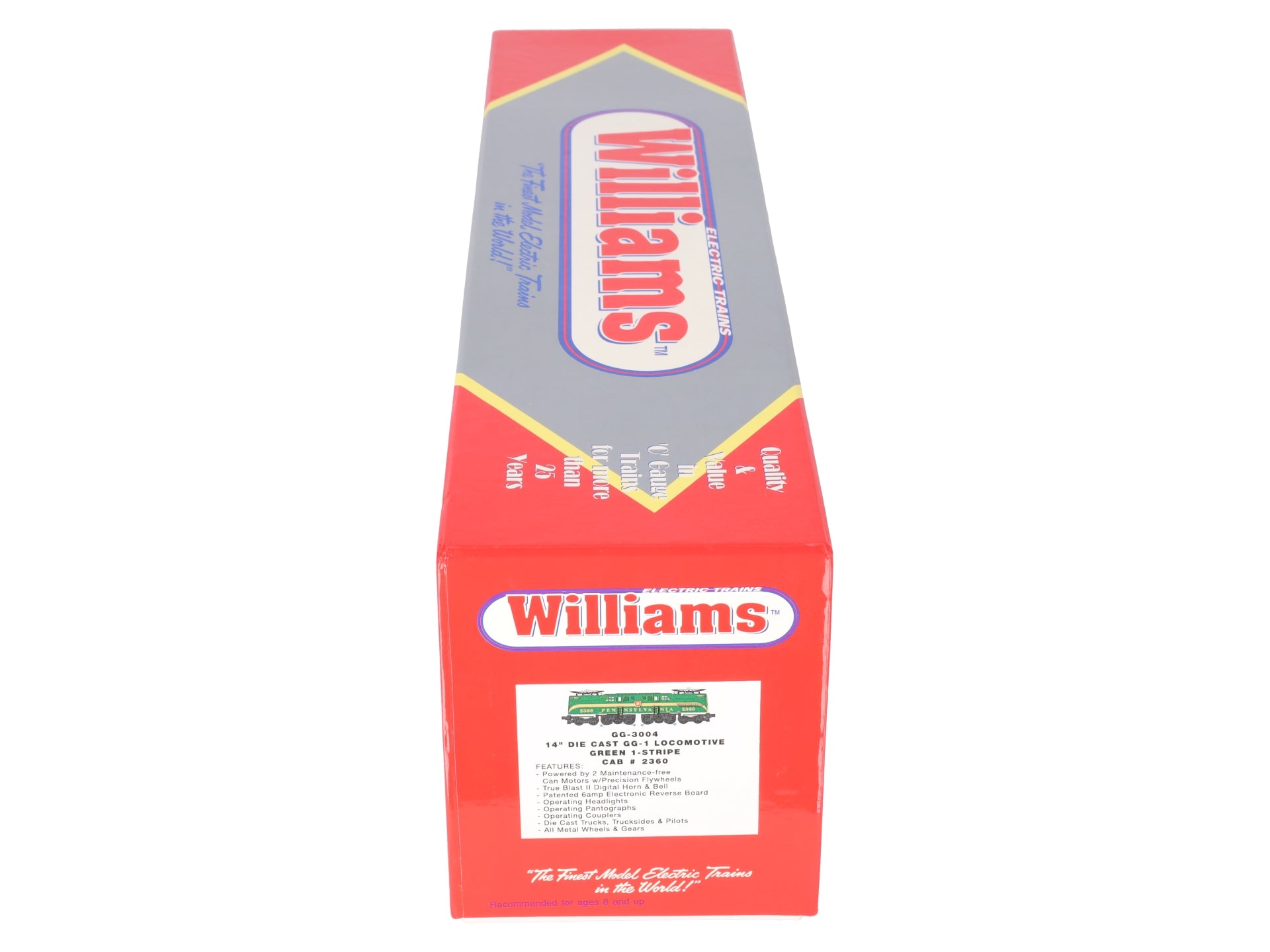 Williams GG-3004 O Gauge Pennsylvania GG-1 Electric Locomotive #2360 EX/Box