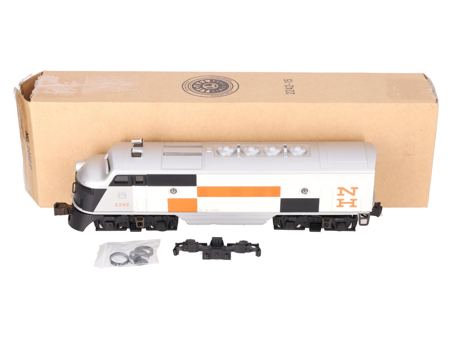 Lionel 6-38324 O Gauge New Haven F3 Diesel Locomotives VG